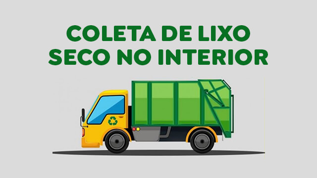 Recolhimento de lixo seco no interior será realizado no dia 28 de Julho